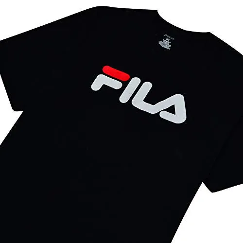 Fila T Shirt for Men Big and Tall with Short Sleeves and Classic Print Logo | Amazon.com