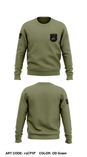 FINANCIAL CRIMES TASK FORCE Core Men's Crewneck Performance Sweatshirt