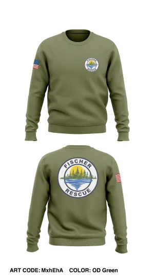 FISCHER RESCUE  Store 1 Core Men's Crewneck Performance Sweatshirt - MxhEhA