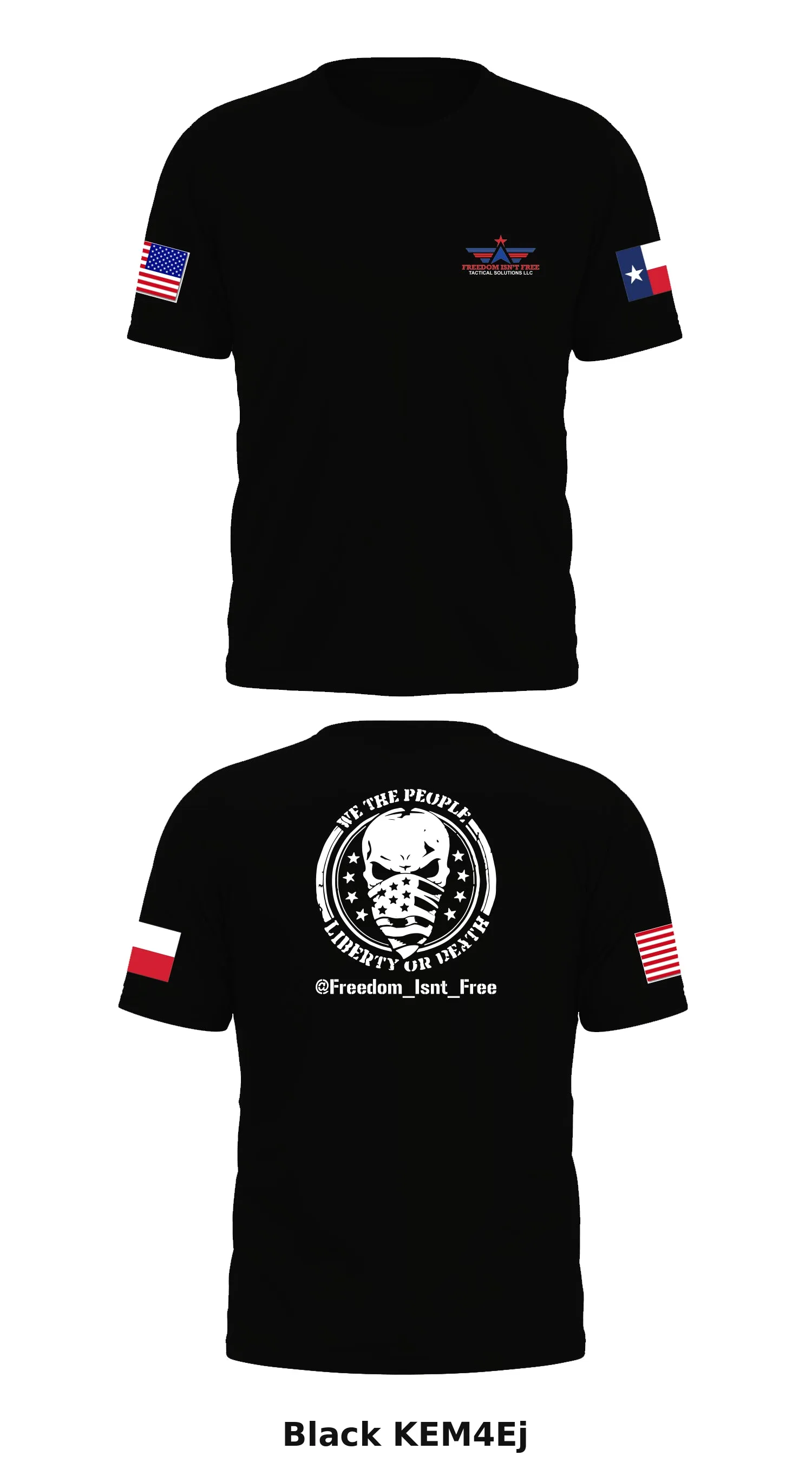 Freedom Ins’t Free Tactical Solutions LLC Store 1 Core Men's SS Performance Tee - KEM4Ej