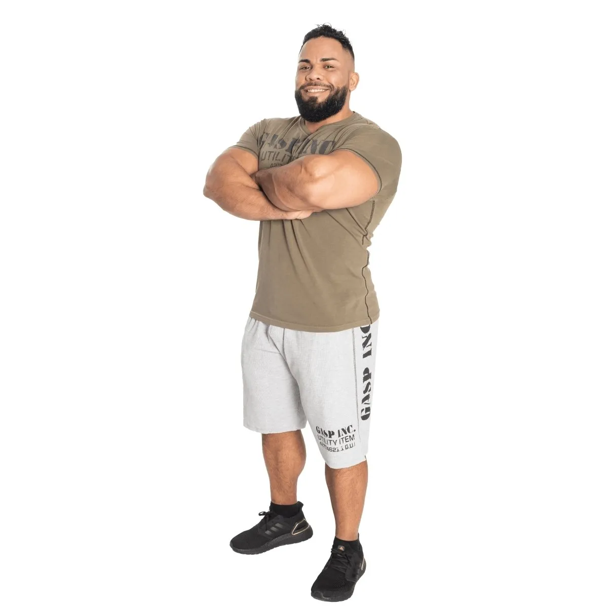 GASP Thermal Shorts - Grey Melange