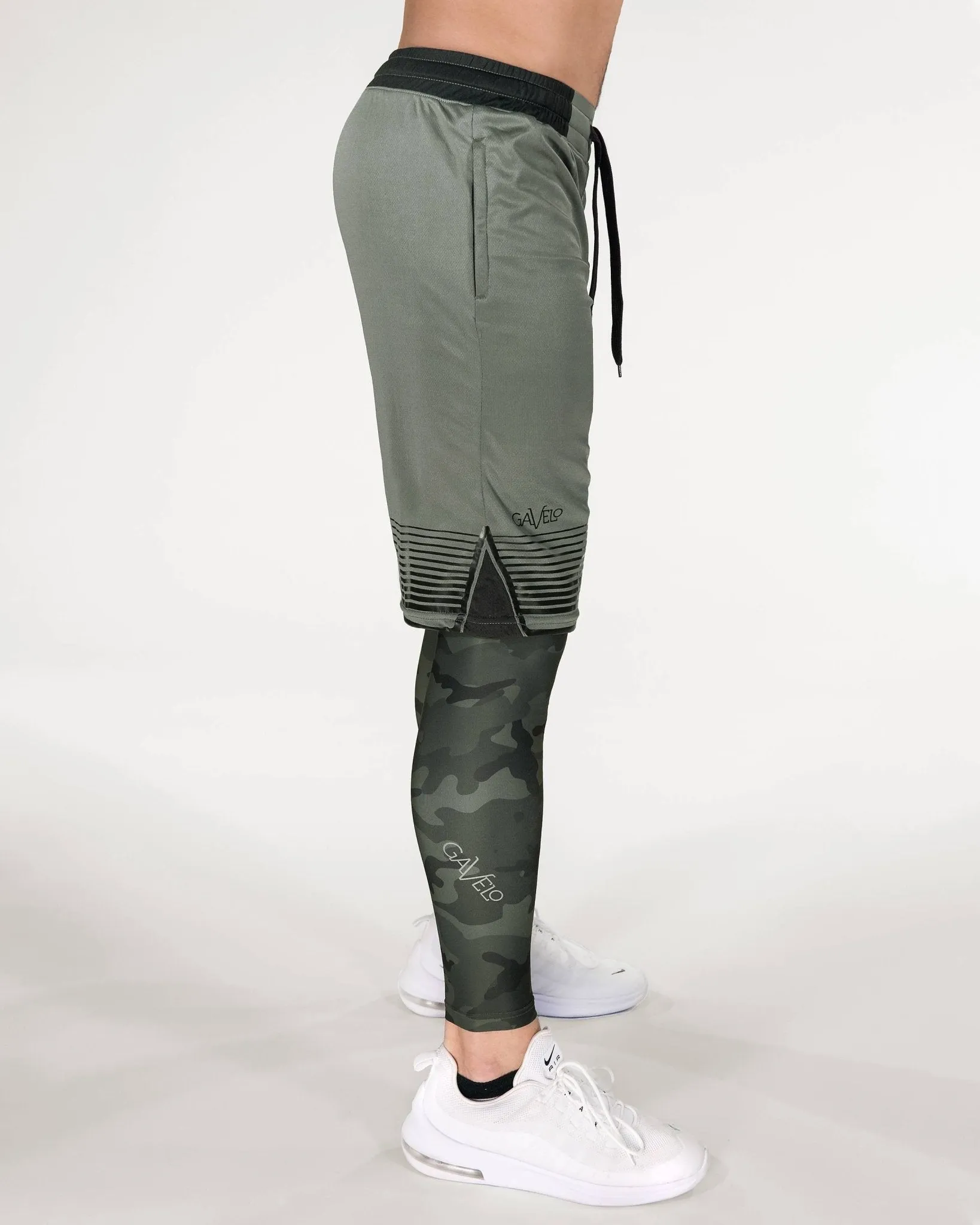 Gavelo Sniper Green Shorts