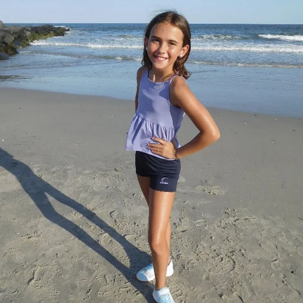 Girls High Rise Performance Shorts
