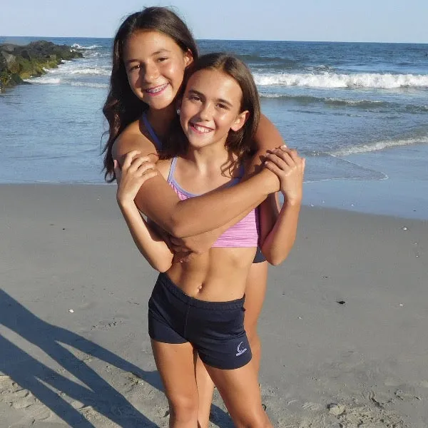 Girls High Rise Performance Shorts