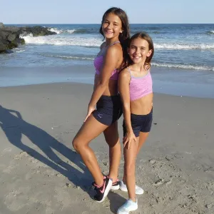 Girls High Rise Performance Shorts