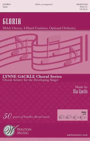 GLORIA SSAA PIANO 4 HANDS