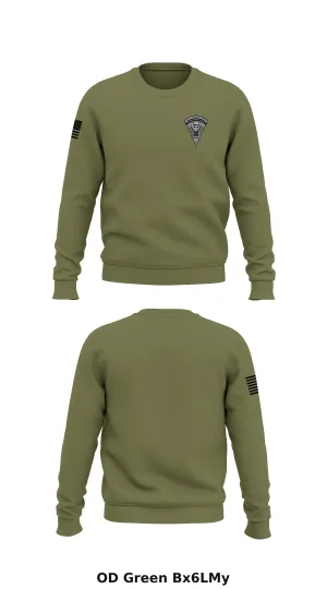 Gloucester County HIDTA Task Force One  Store 1 Core Men's Crewneck Performance Sweatshirt - Bx6LMy