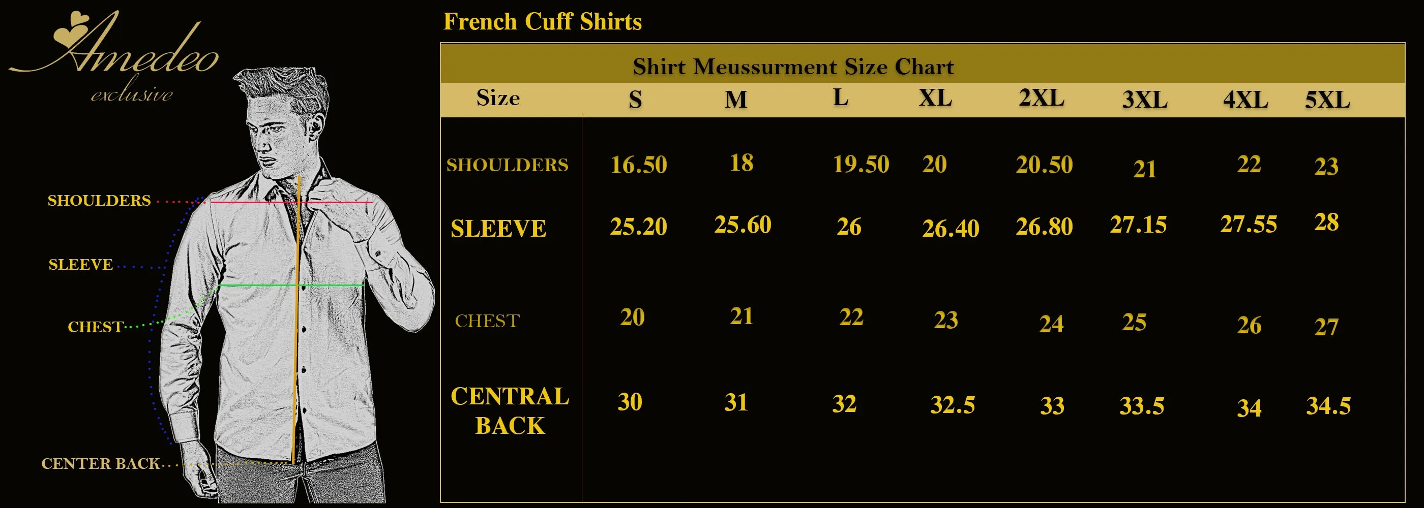 Gold Floral Sheen Mens Slim Fit French Cuff Shirts with Cufflink Holes - Casual and Formal