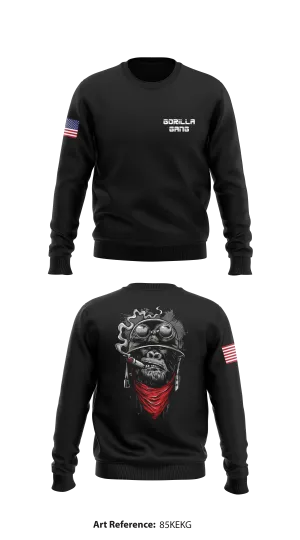 Gorilla Gang  Store 1 Core Men's Crewneck Performance Sweatshirt - 85kekg