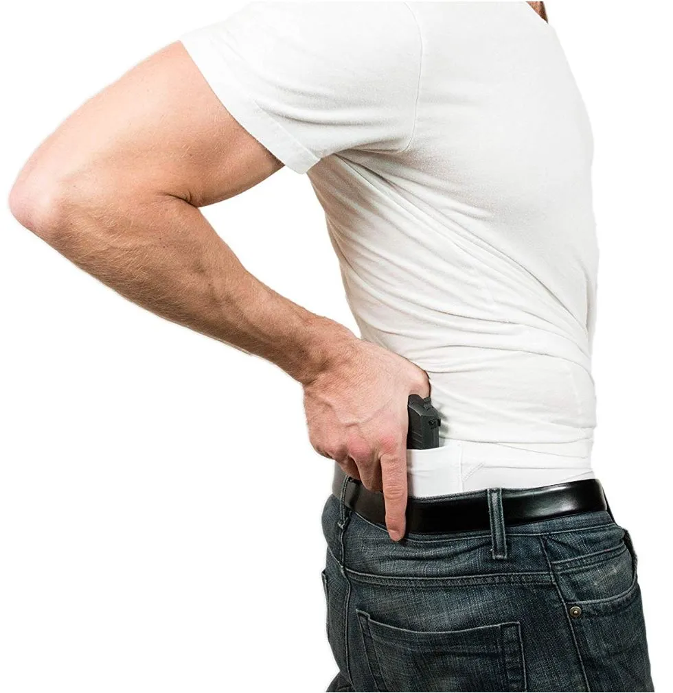 Graystone Concealed Carry Men's Compression Shorts - Spandex Shorts with Two Pistol Pockets