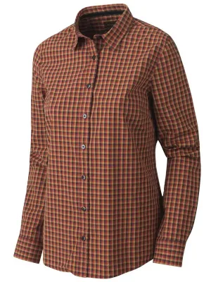 HARKILA Shirt - Ladies Selja Cotton - Red/Black Check