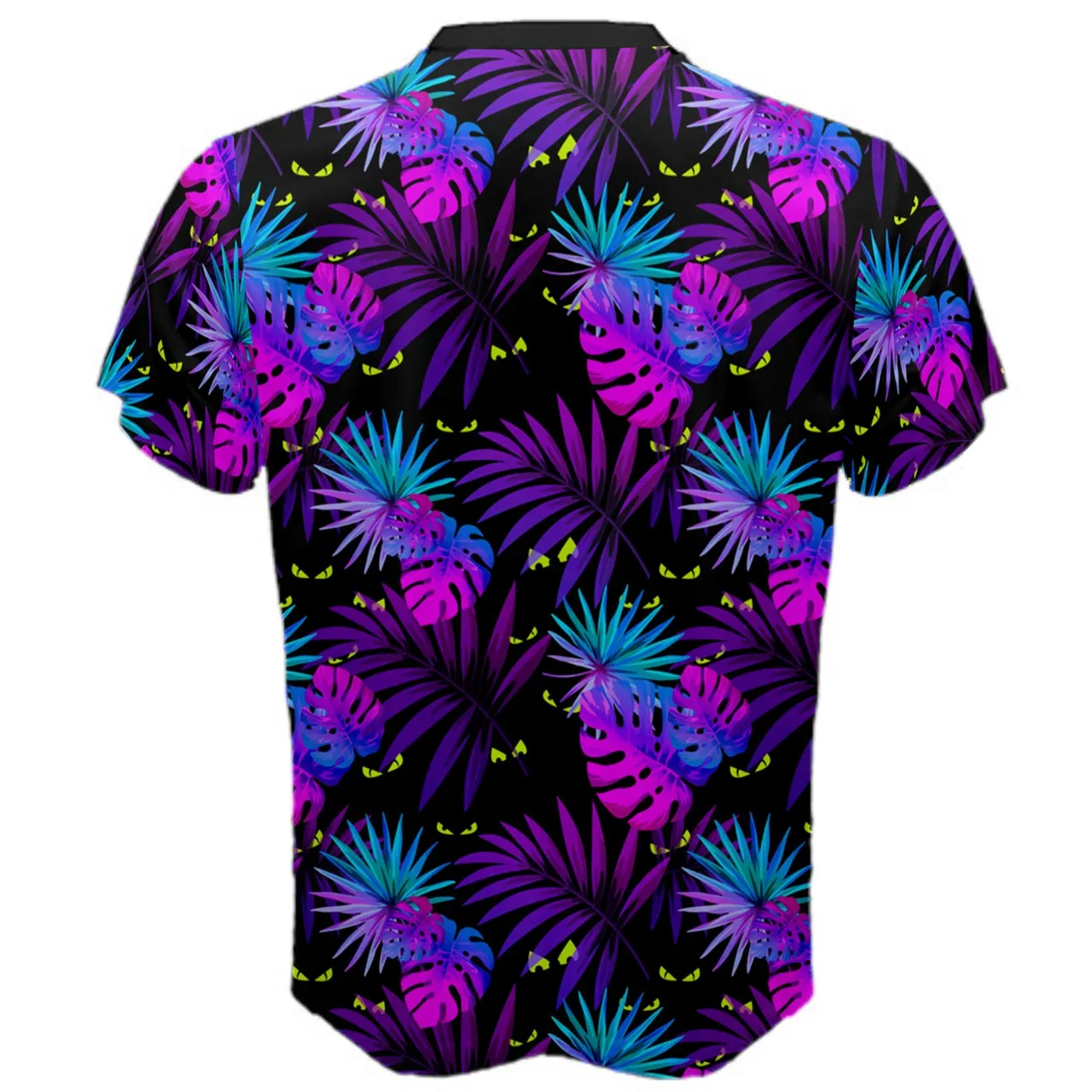 Haw goth creepy eye Pattern Shirt Men's Cotton Tee