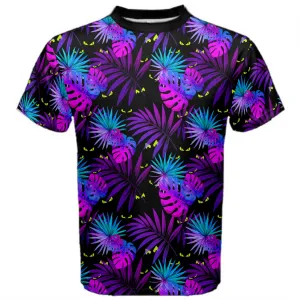 Haw goth creepy eye Pattern Shirt Men's Cotton Tee
