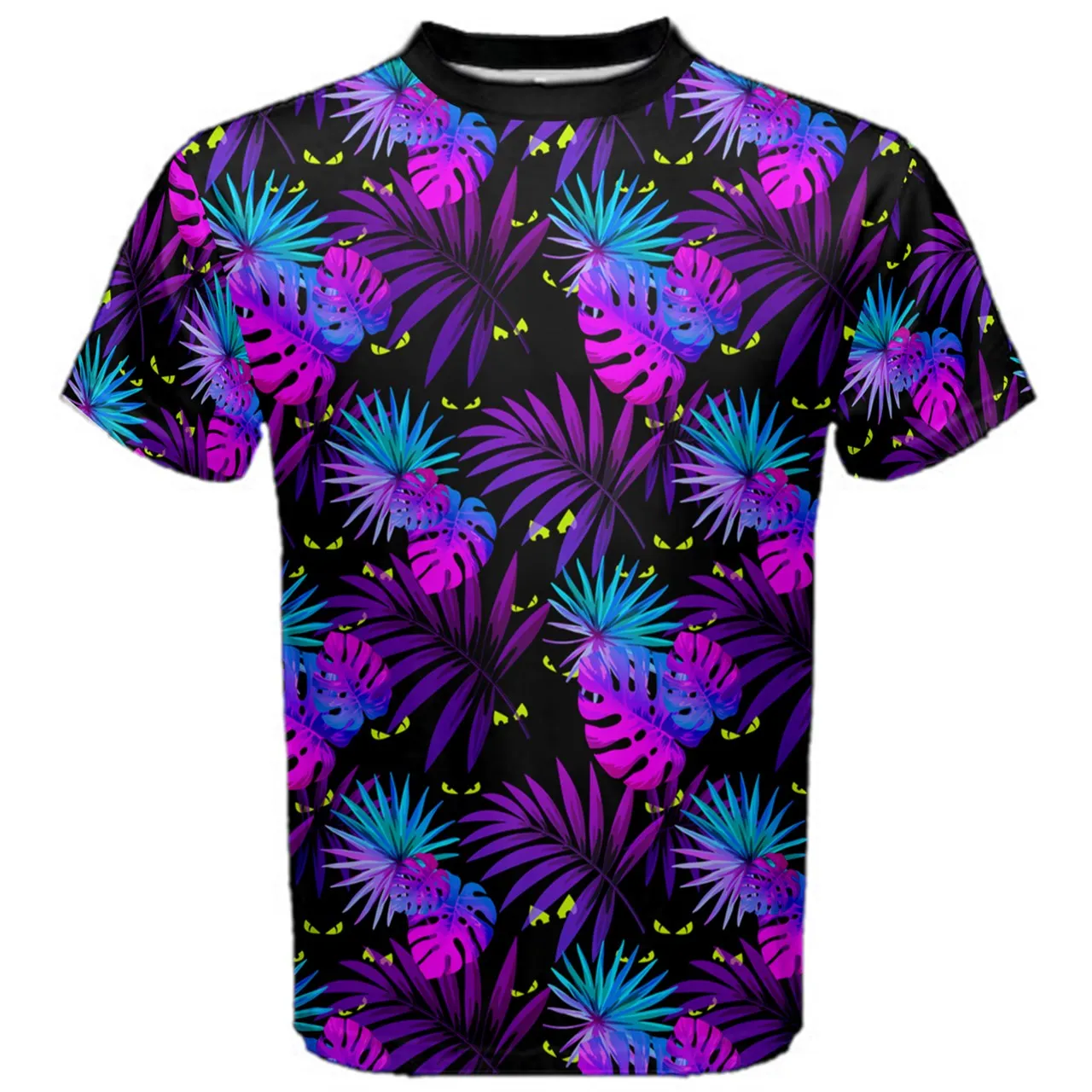 Haw goth creepy eye Pattern Shirt Men's Cotton Tee