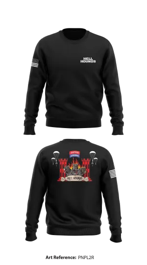 Hell Hounds  Core Men's Crewneck Performance Sweatshirt - pNpL2R