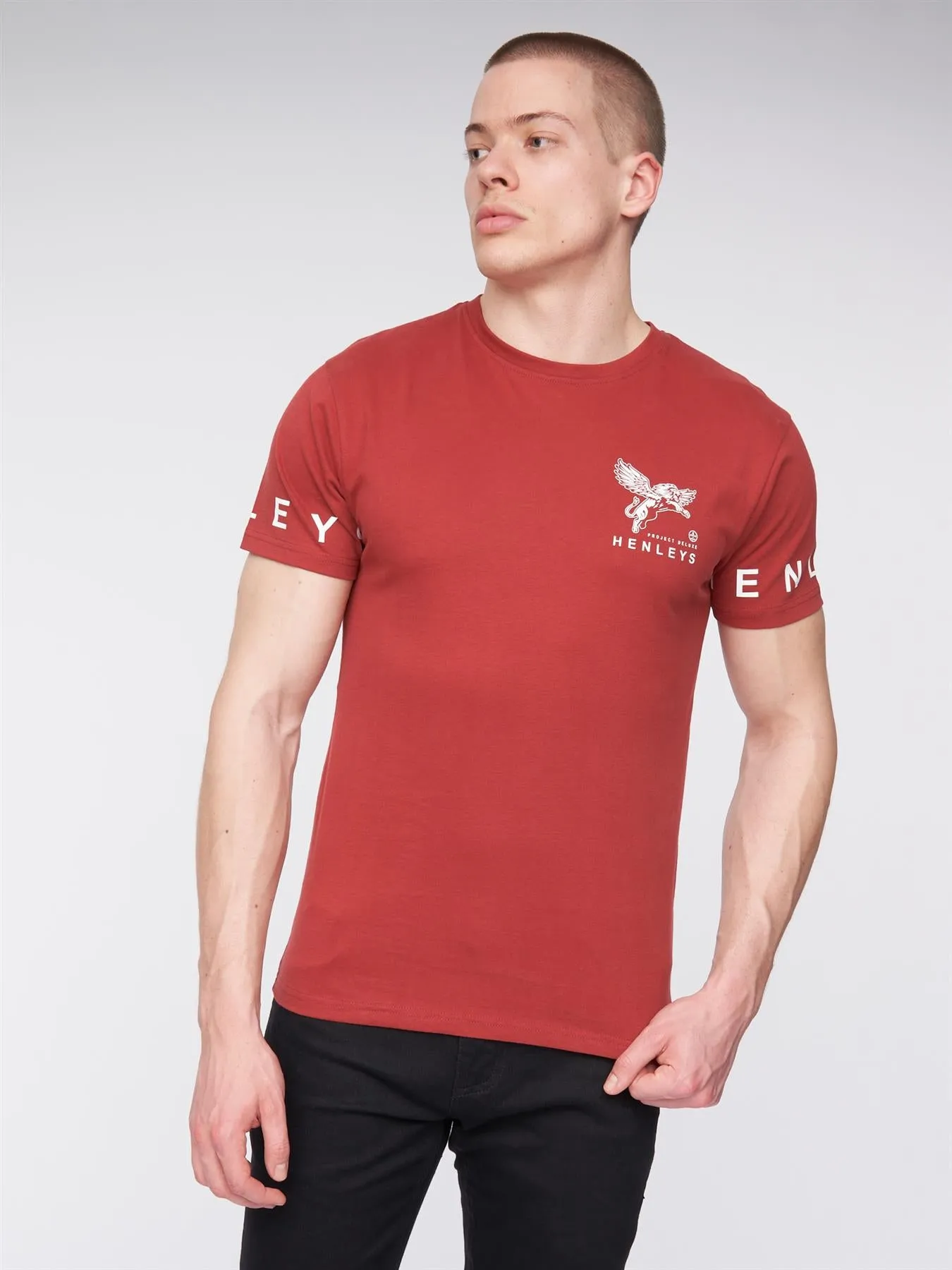 Henflare T-Shirt Deep Red