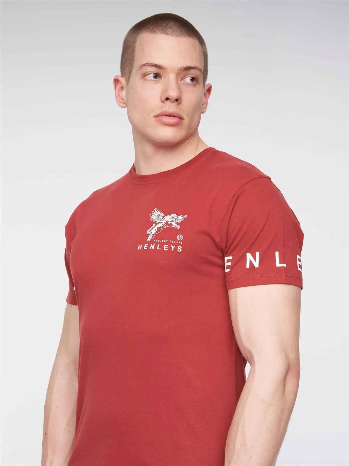 Henflare T-Shirt Deep Red
