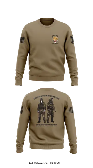 HHC 256th IBCT Store 1 Core Men's Crewneck Performance Sweatshirt - hDHPMJ