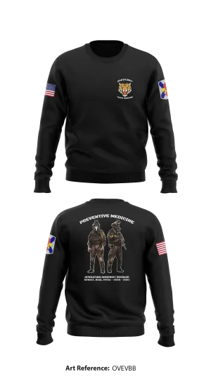 HHC 256th IBCT Store 1 Core Men's Crewneck Performance Sweatshirt - ovEVbb
