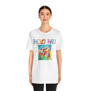 Holi Hai Jersey Short Sleeve Tee Celebration