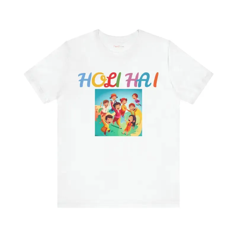 Holi Hai Jersey Short Sleeve Tee Celebration