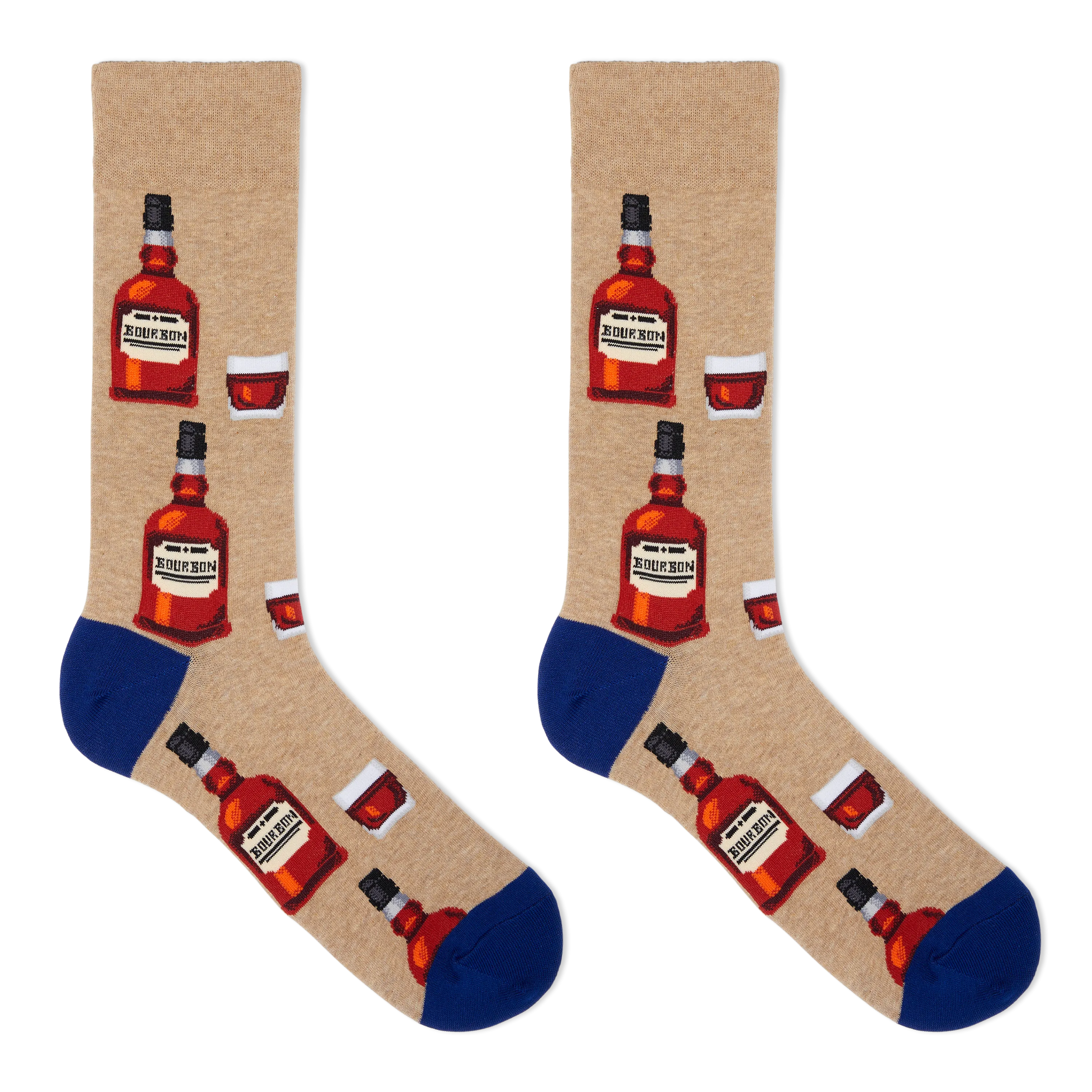 HOTSOX Men's Bourbon Crew Socks