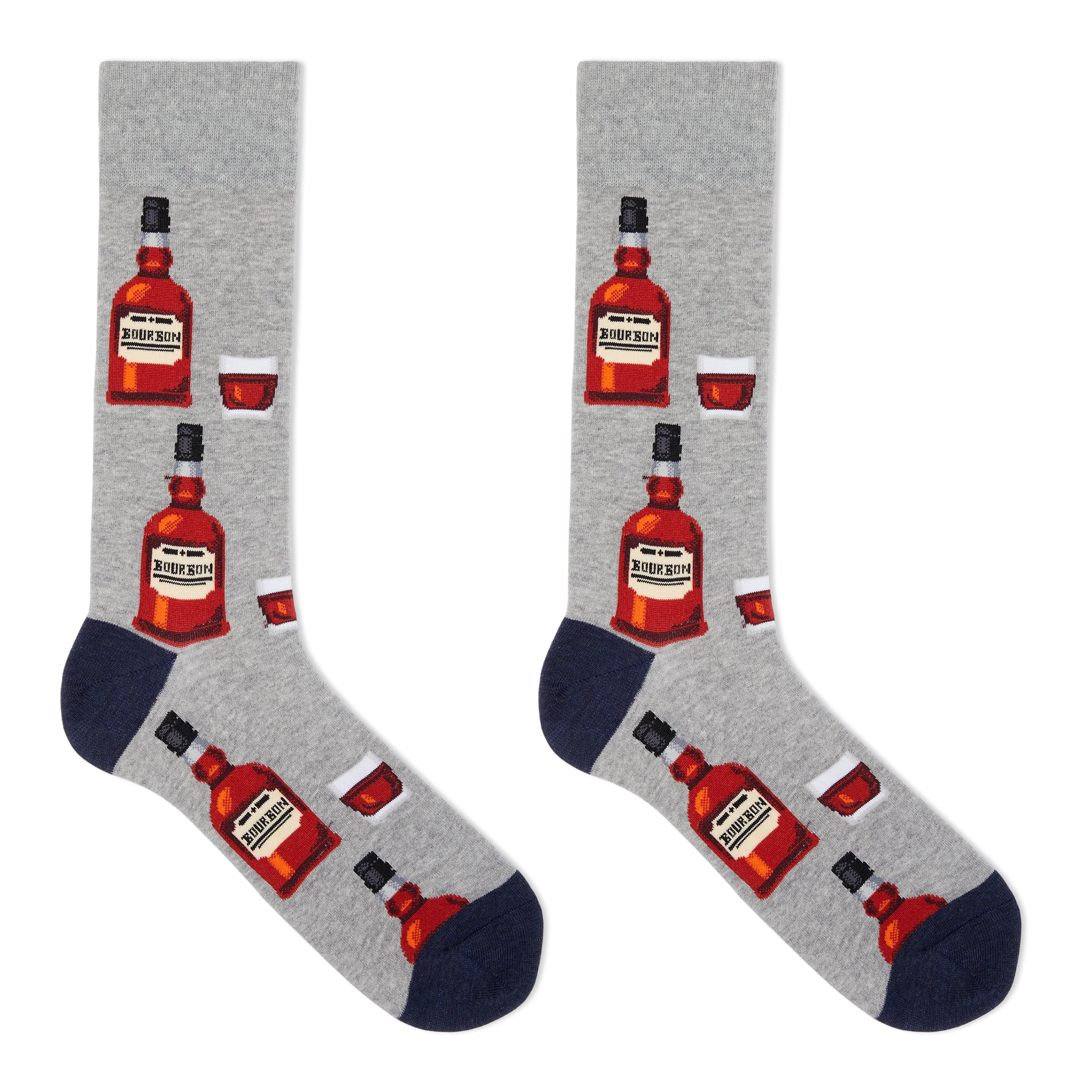 HOTSOX Men's Bourbon Crew Socks