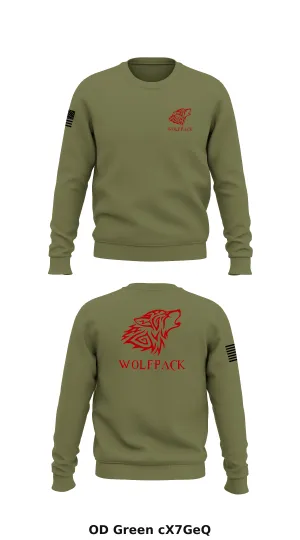 HQ Co, TAMC Store 1 Core Men's Crewneck Performance Sweatshirt - cX7GeQ