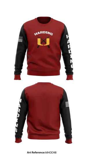 HUHS JROTC Store 2 Core Men's Crewneck Performance Sweatshirt - mHdD9B