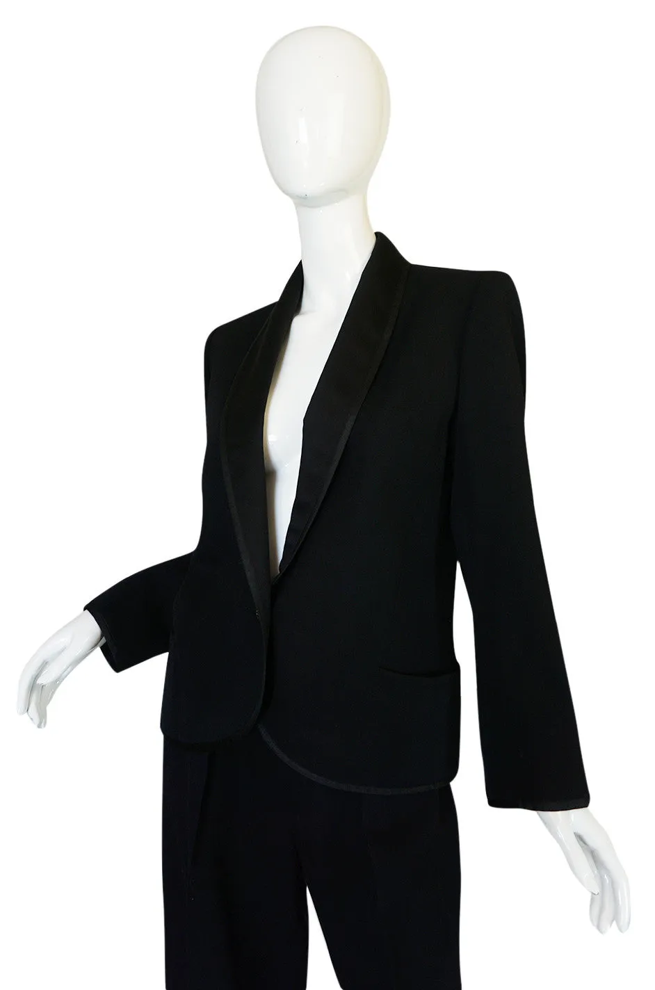 Iconic c1967 Yves Saint Laurent "Le Smoking" Tuxedo Suit