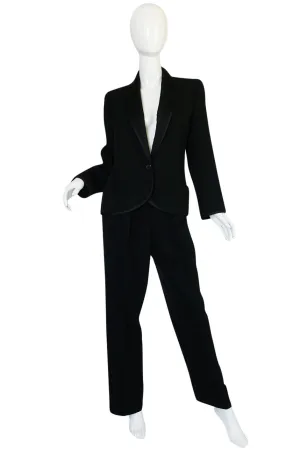 Iconic c1967 Yves Saint Laurent "Le Smoking" Tuxedo Suit