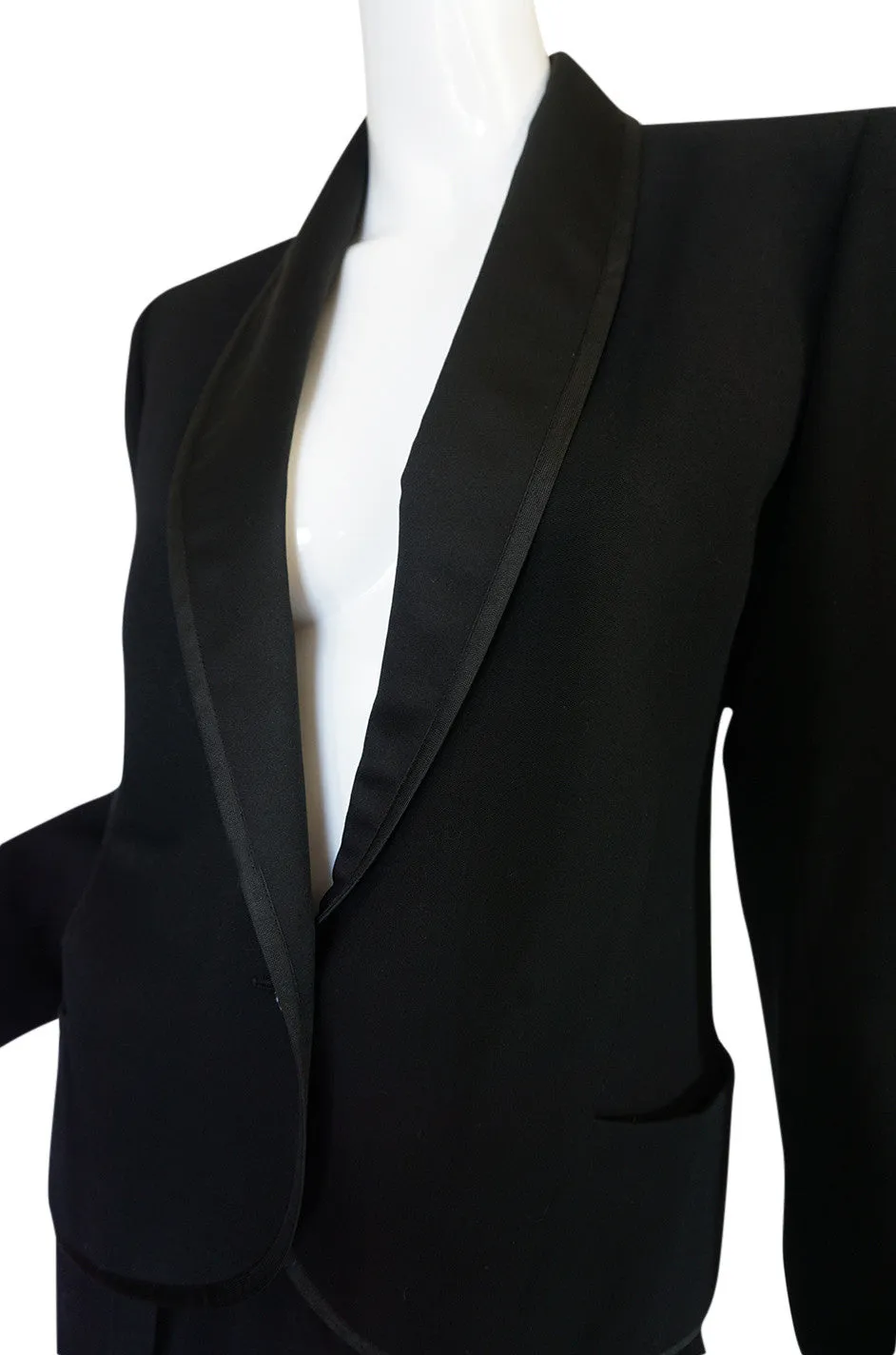 Iconic c1967 Yves Saint Laurent "Le Smoking" Tuxedo Suit