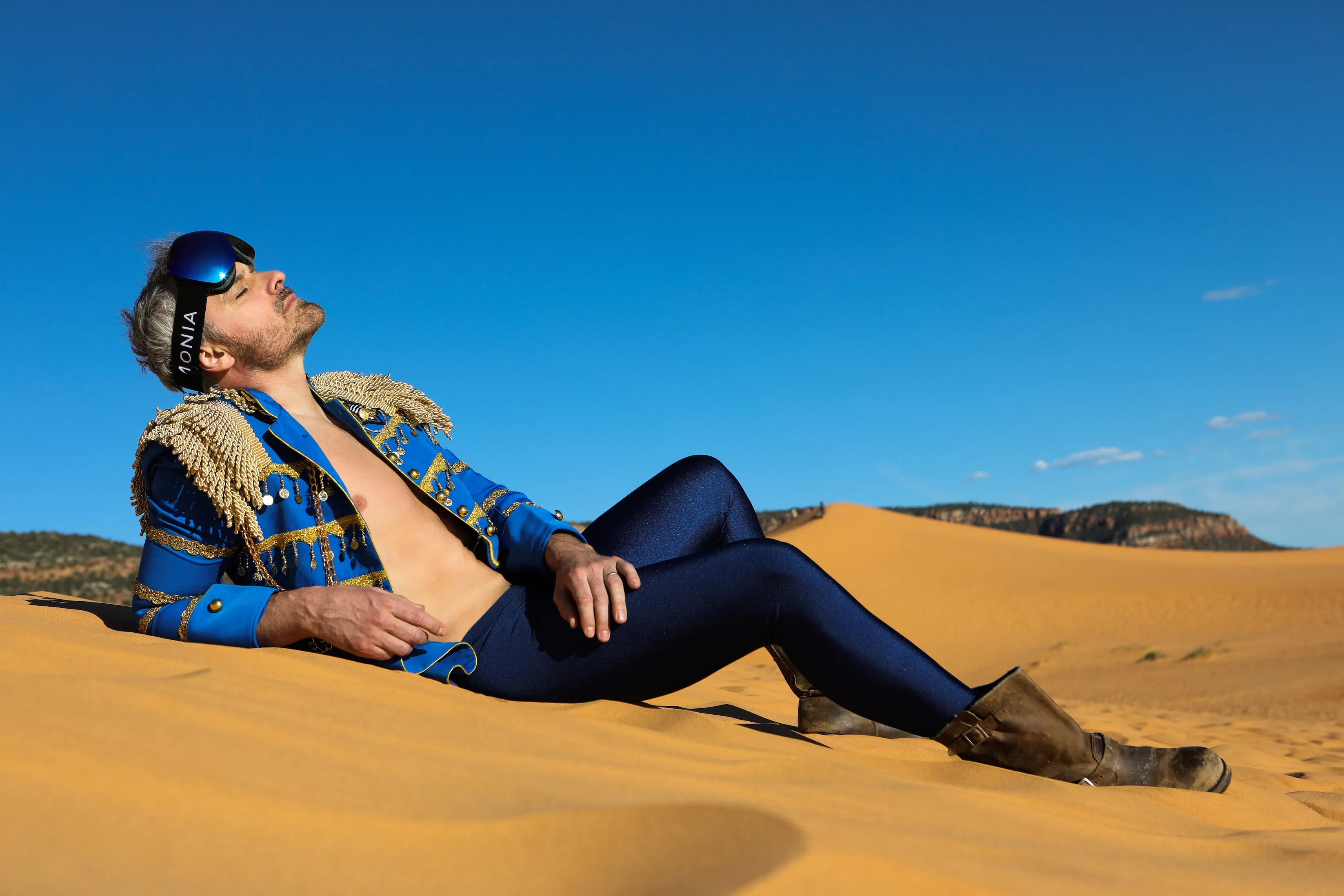 Indigo Space Military Jacket