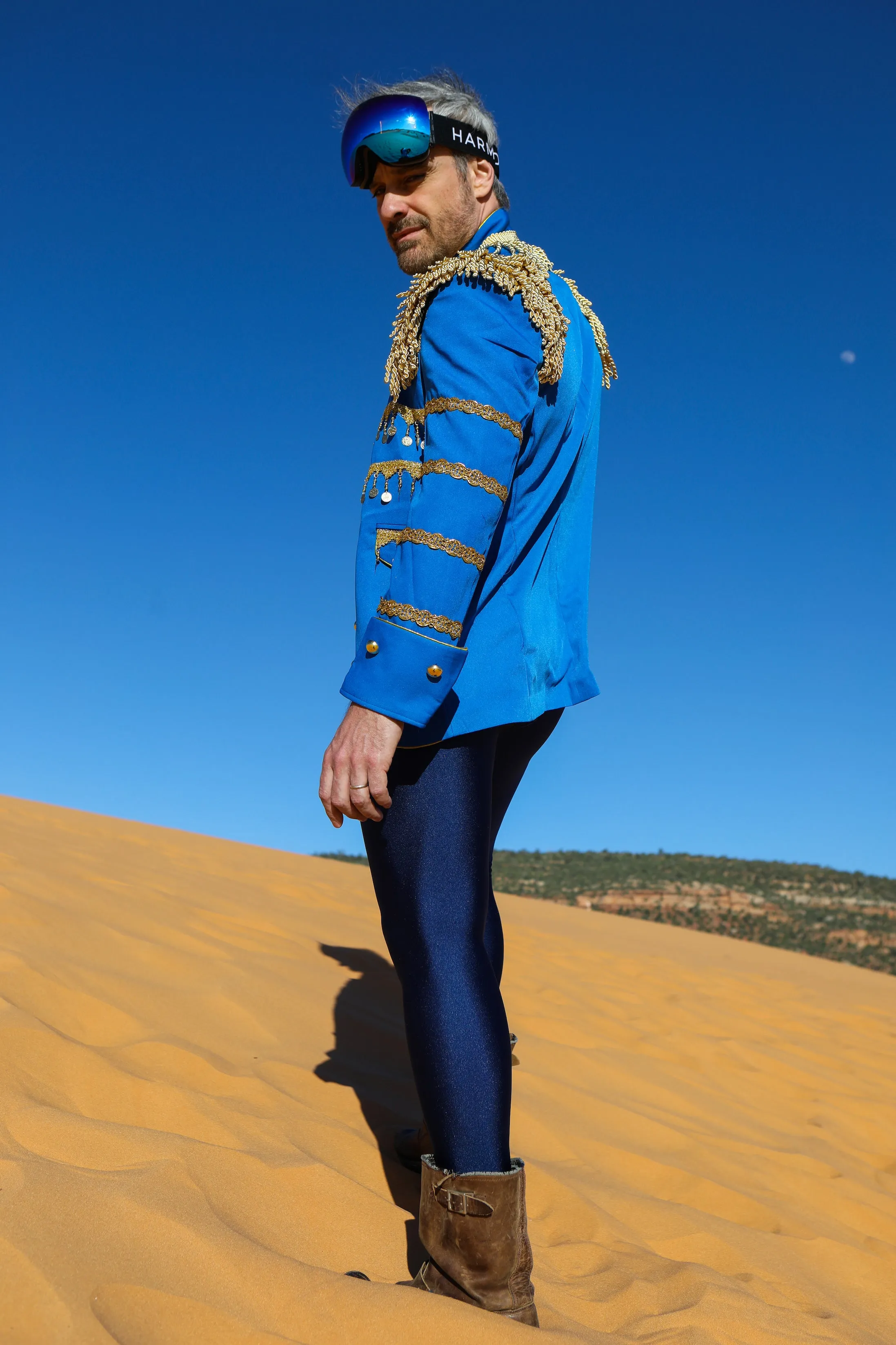 Indigo Space Military Jacket