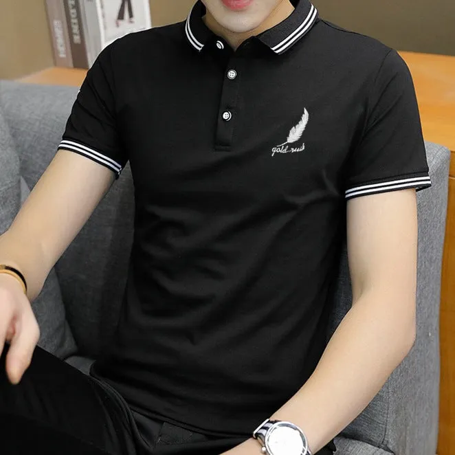 INSTOCK- Men's short-sleeved POLO shirt