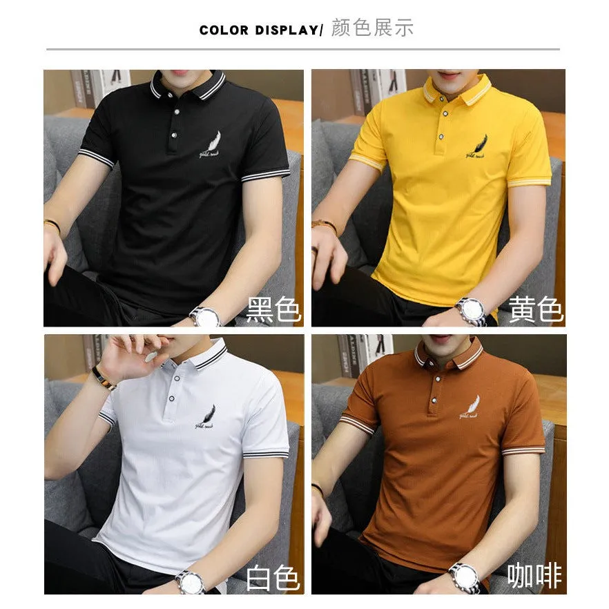 INSTOCK- Men's short-sleeved POLO shirt