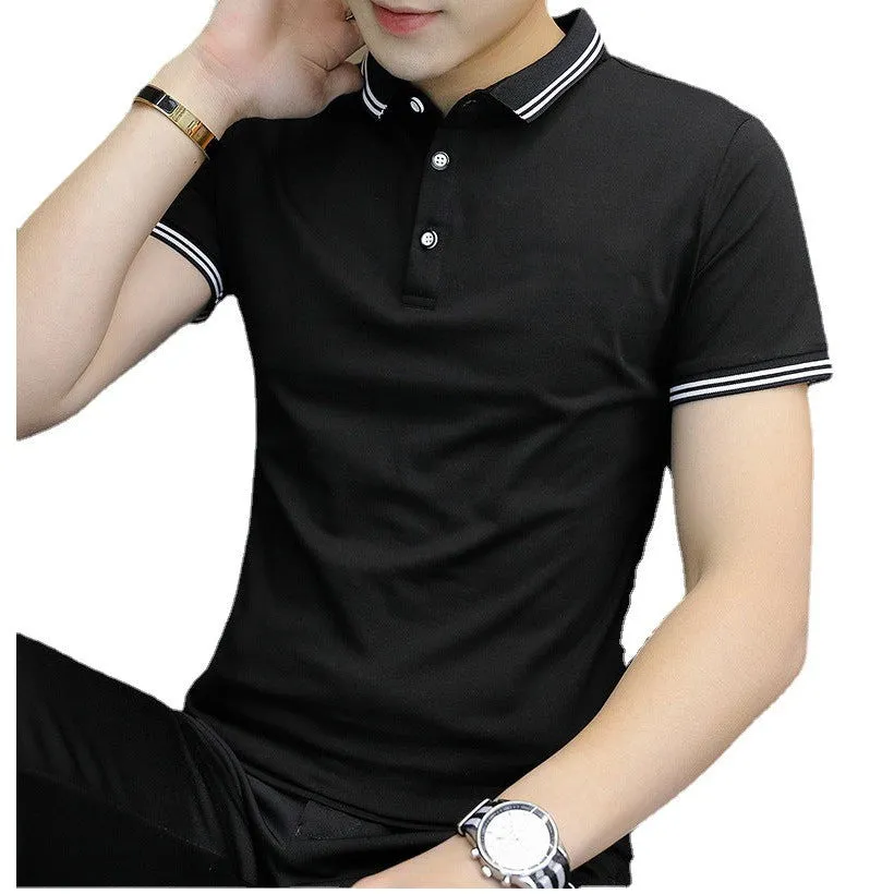 INSTOCK- Men's short-sleeved POLO shirt