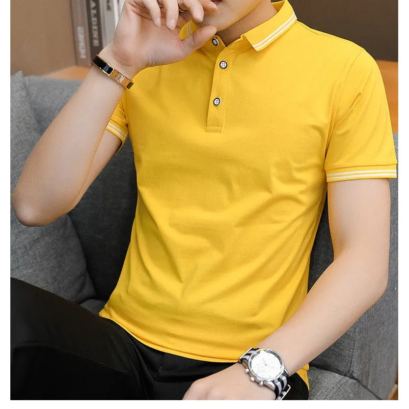 INSTOCK- Men's short-sleeved POLO shirt