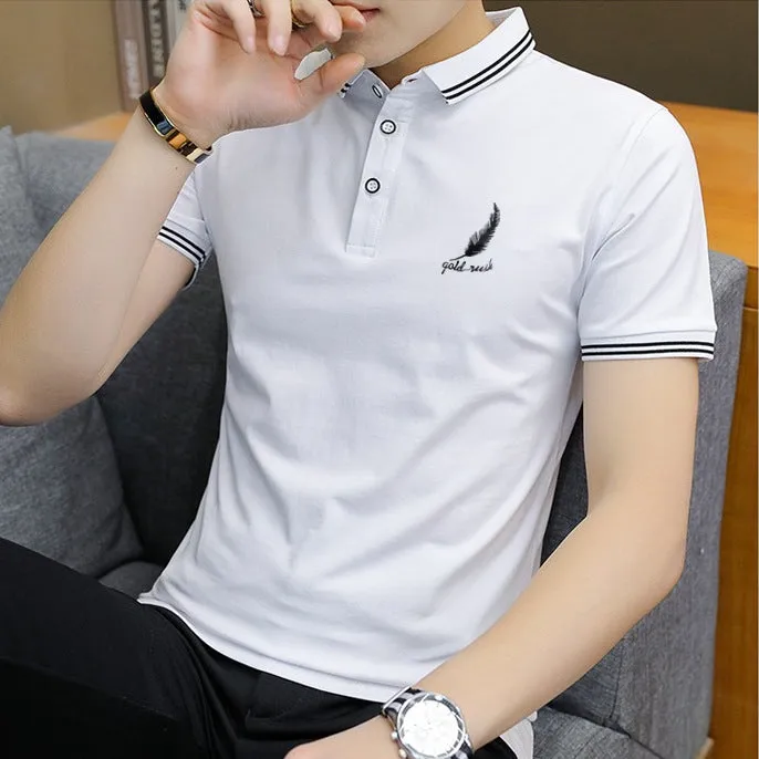 INSTOCK- Men's short-sleeved POLO shirt