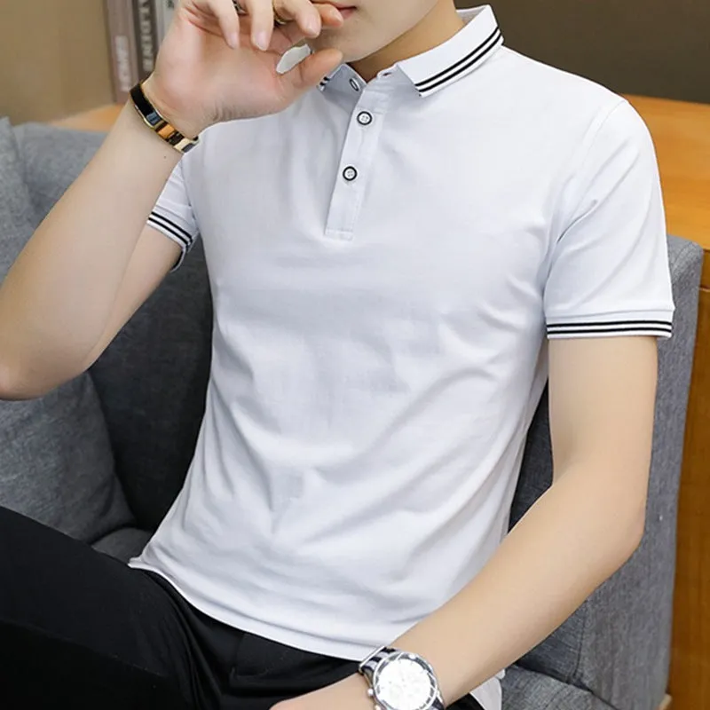 INSTOCK- Men's short-sleeved POLO shirt