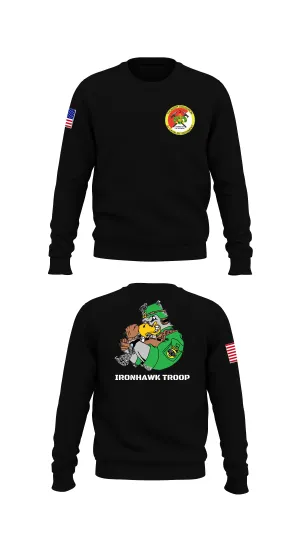 Ironhawk Troop, 3/3D CR Store 1 Core Men's Crewneck Performance Sweatshirt - 84899662535