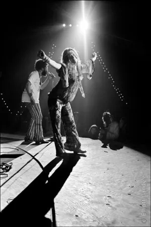 JANIS JOPLIN ON STAGE, WOODSTOCK FESTIVAL