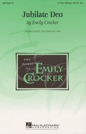 JUBILATE DEO 3 PT MIXED ARR CROCKER