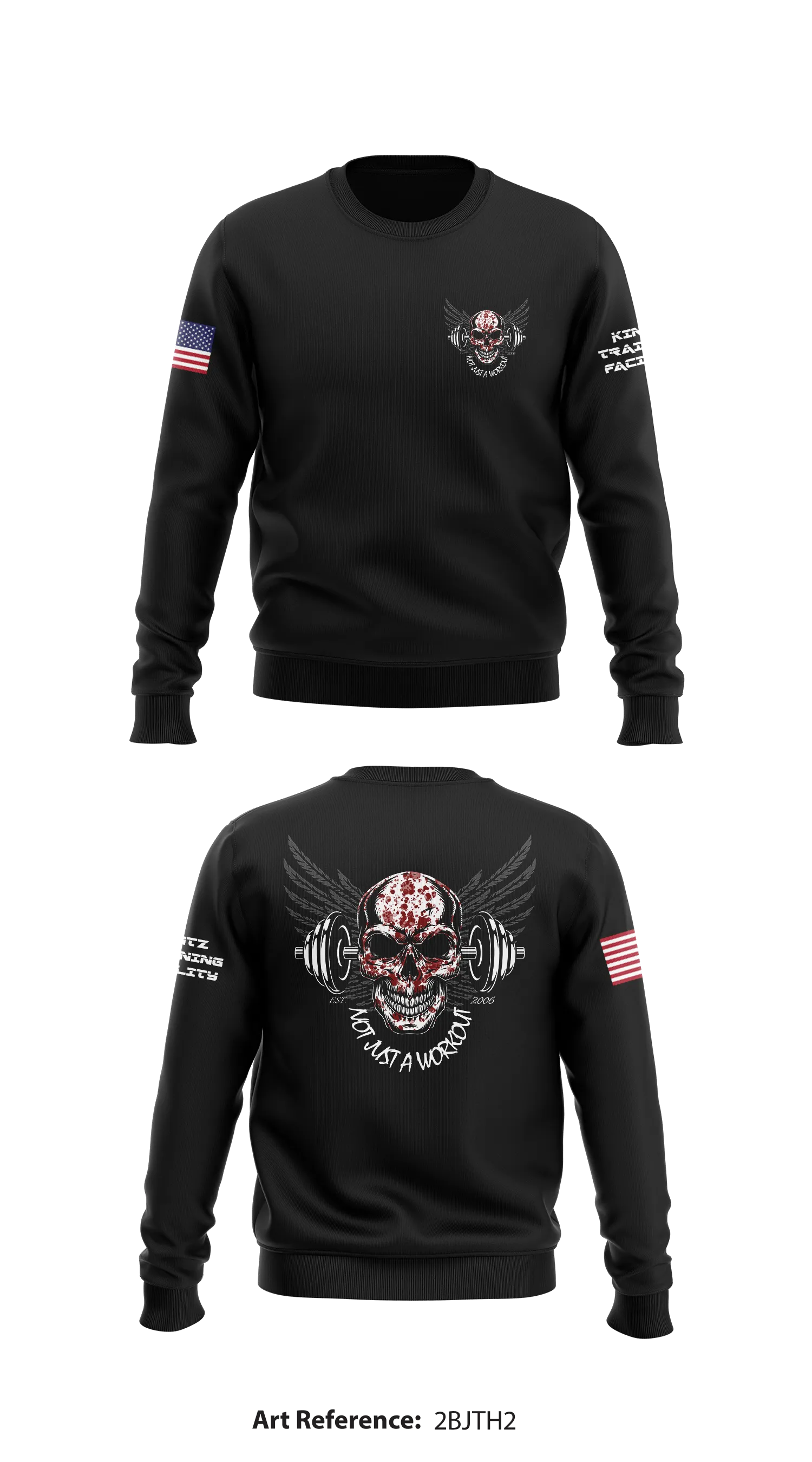 Kintz Training Facility Store 1 Core Men's Crewneck Performance Sweatshirt - 2BJth2
