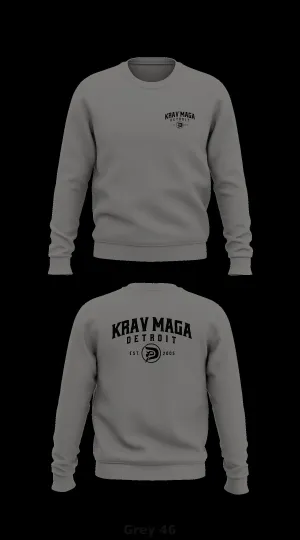 Krav Maga Detroit  Store 1 Core Men's Crewneck Performance Sweatshirt - 46709625625