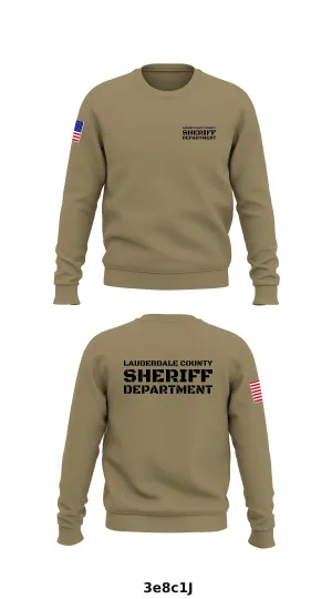 Lauderdale county sheriff department Store 1 Core Men's Crewneck Performance Sweatshirt - 3e8c1J