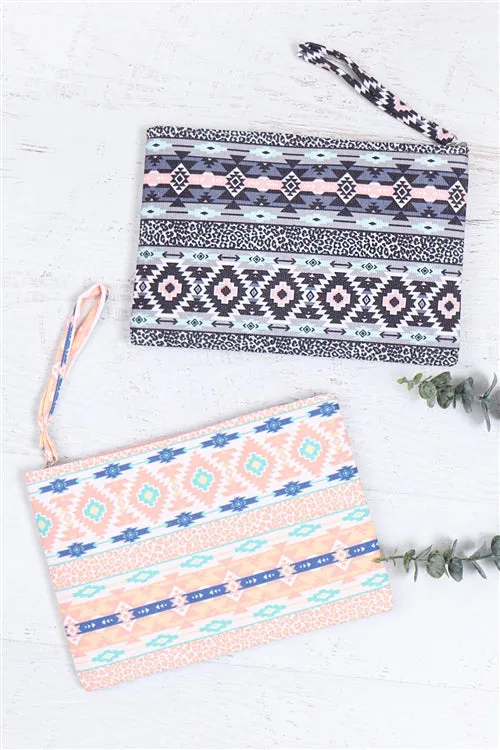 LEOPARD TRIBAL POUCH