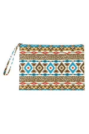 LEOPARD TRIBAL POUCH