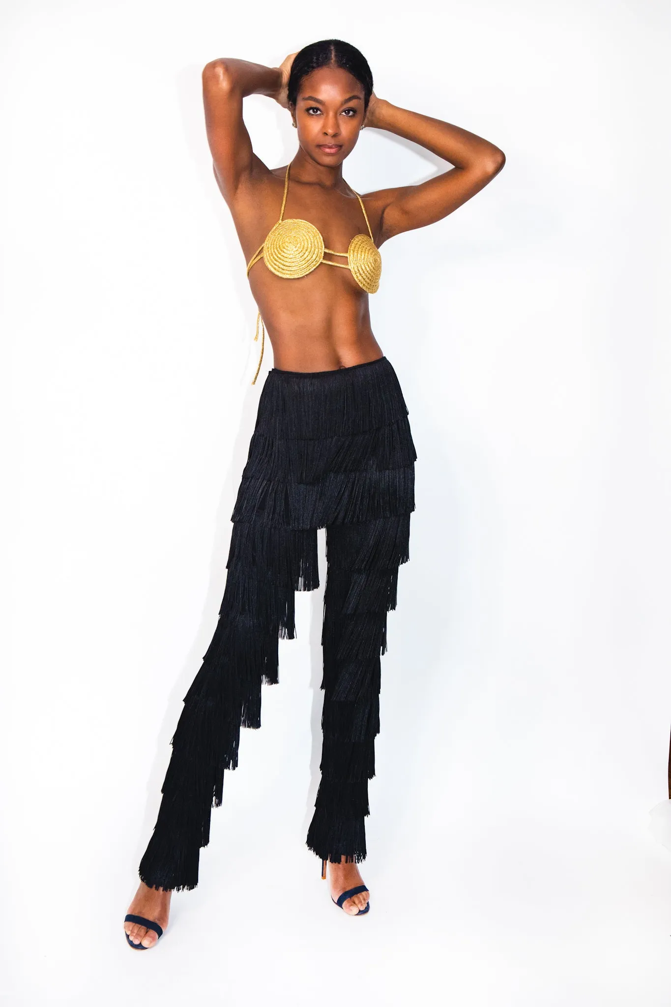 Life On The Run Black Pants