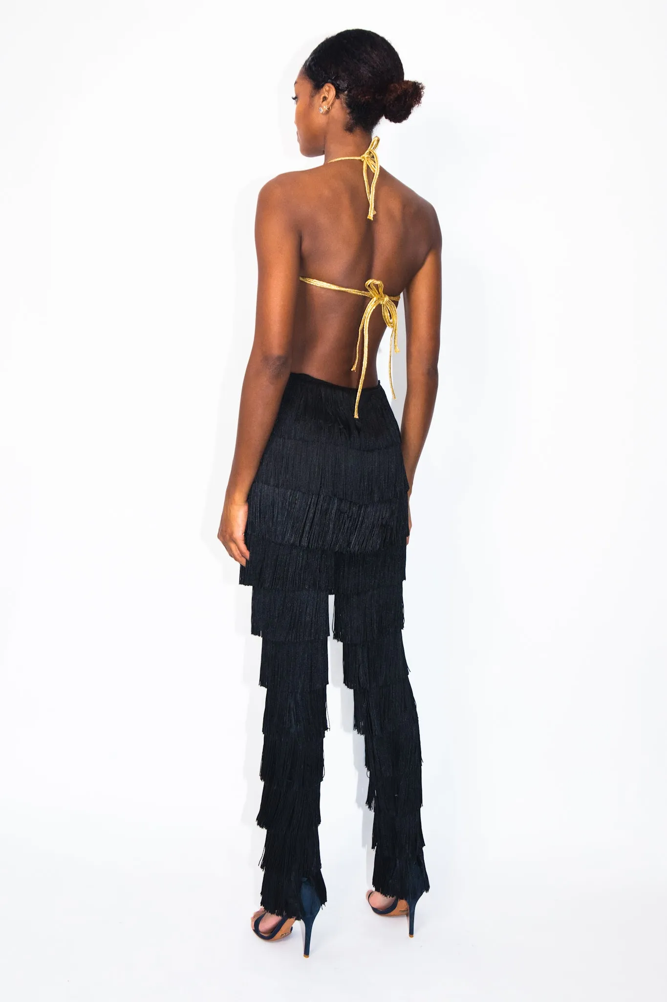 Life On The Run Black Pants